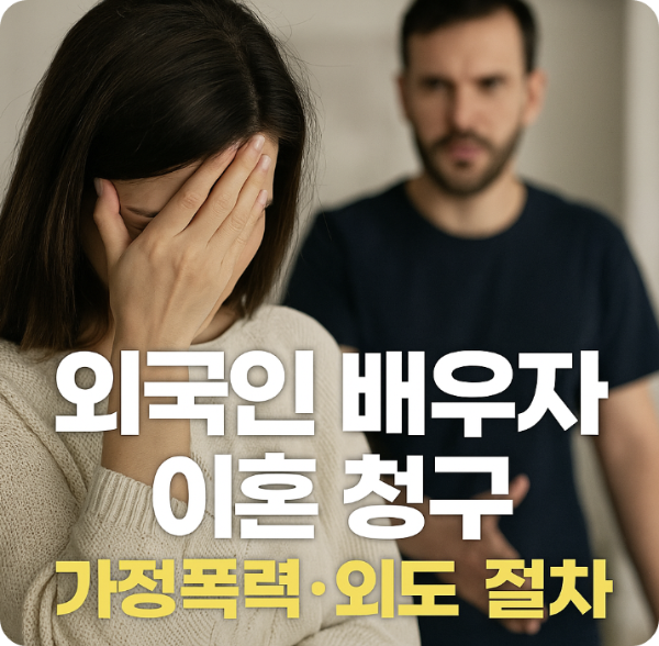 외국인 배우자의 가정폭력 및 외도, 이혼 사유로 인정되는 기준