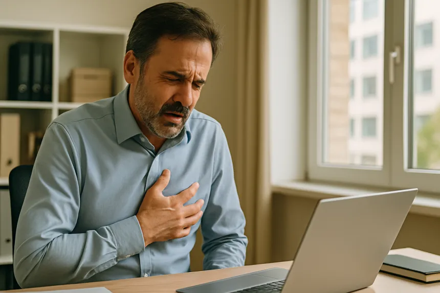 가슴이 콕콕찌르는 증상