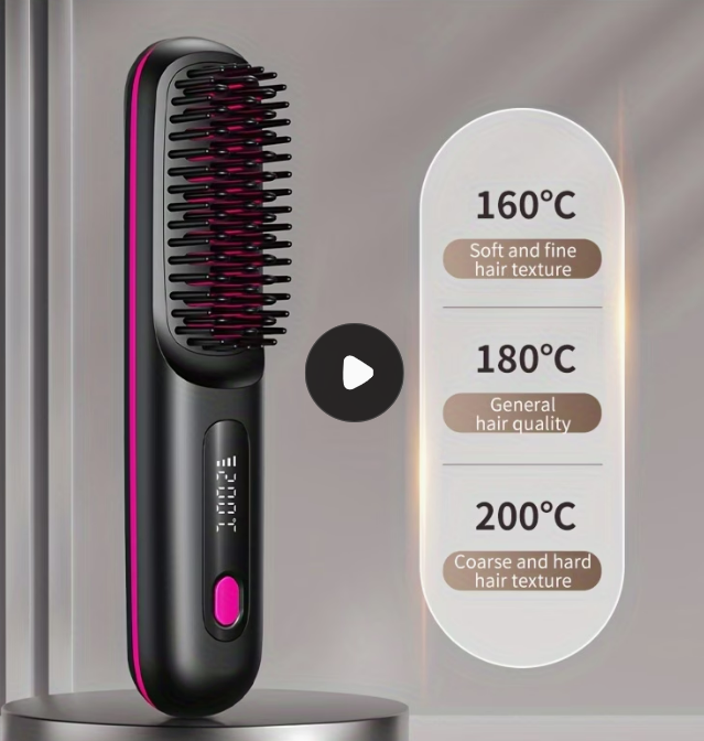 휴대용 무선 스트레이트 헤어 빗