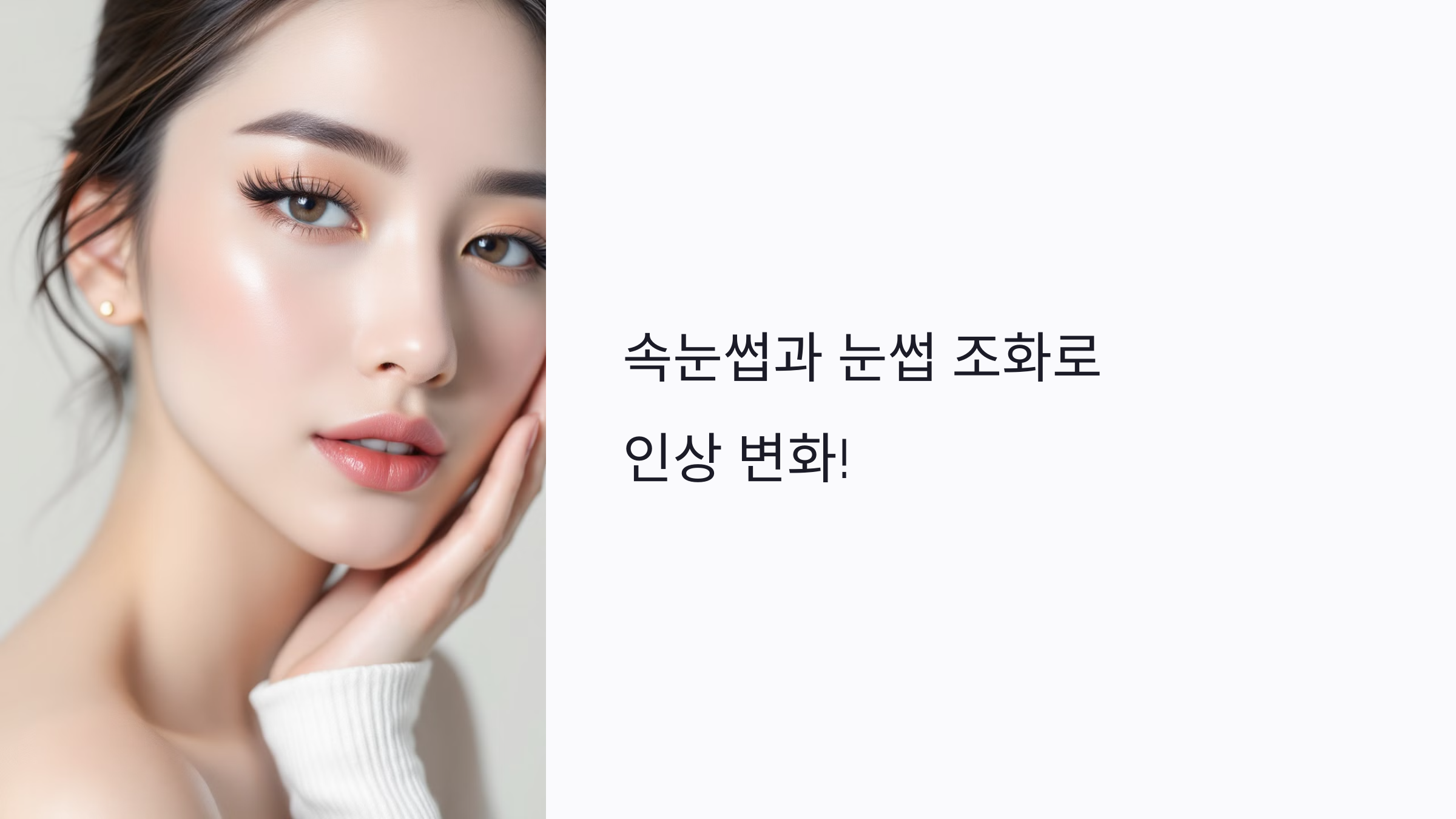 속눈썹과 눈썹 조화로 인상 변화! 초보자도 쉽게 따라 할 수 있는 메이크업 꿀팁