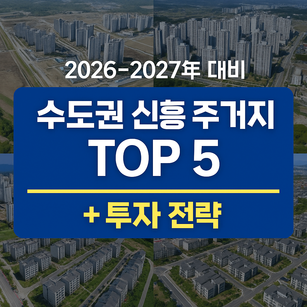 2026~2027년 대비 수도권 신흥 주거지 TOP 5 + 투자 전략