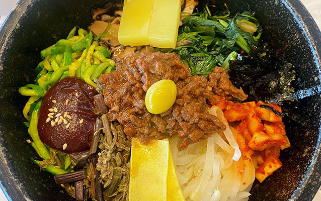 한국집 식당의 전주 비빔밥