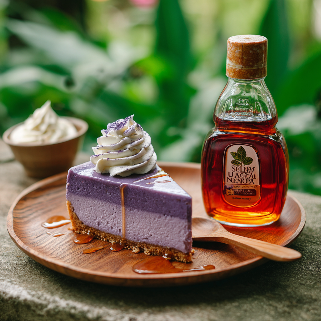 우베 치즈케이크