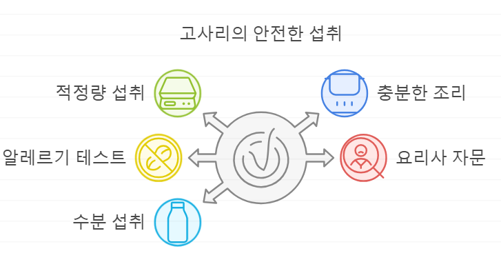 고사리 주의점