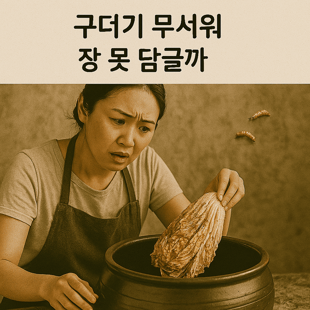 구더기 무서워 장 못 담글까