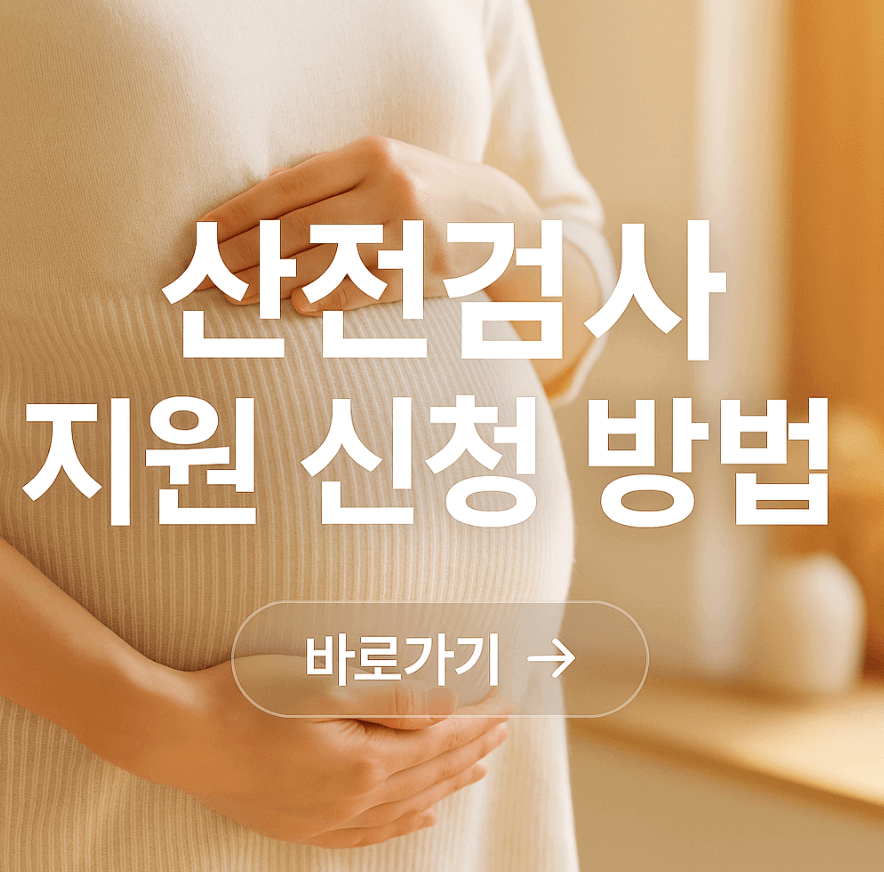 남성도 해야하는 임신 전 산전검사, 지원금 신청하기