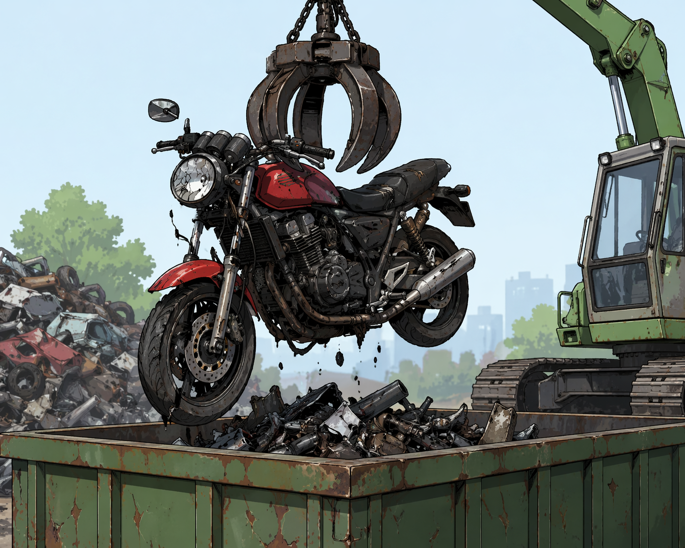 오토바이 폐차 방법 및 필요 서류 알아보기