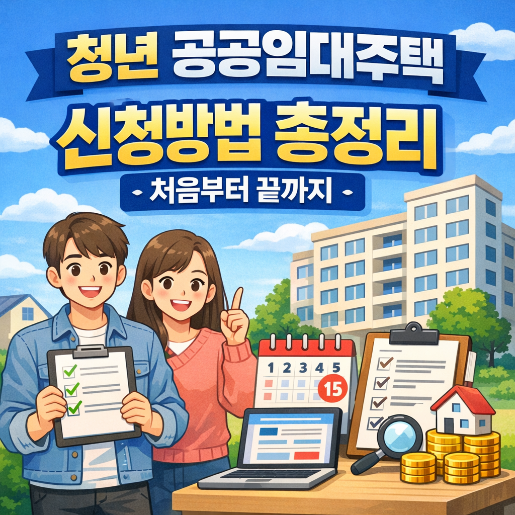 청년 공공임대주택 신청방법 총정리 관련 대표이미지 사진