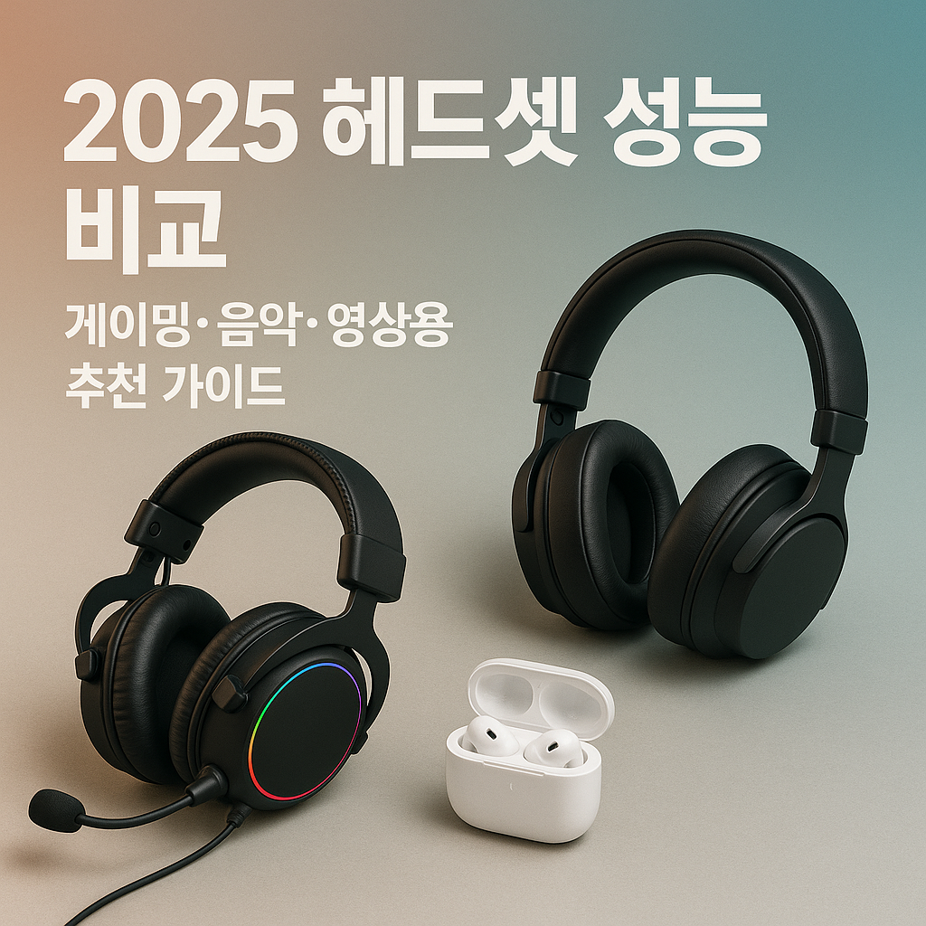 2025 헤드셋 성능 비교