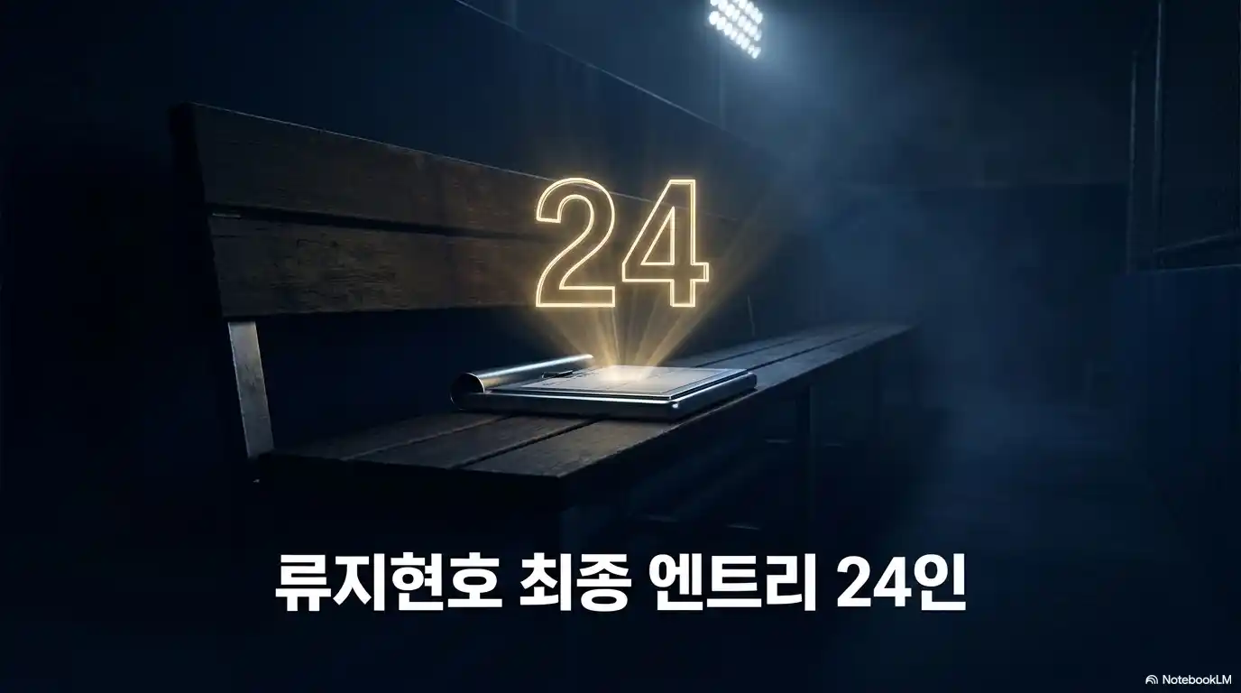 류지현 감독 2026 아시안게임 야구 대표팀 최종 엔트리 24인 명단