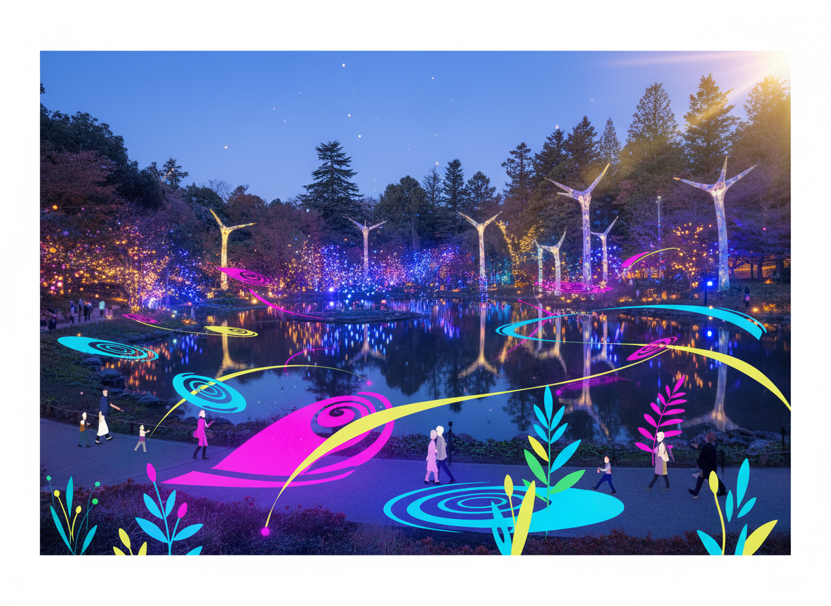 2026 오사카 야간 전시 팀랩 보태니컬 보타니컬 가든 티켓 예약 위치 시간