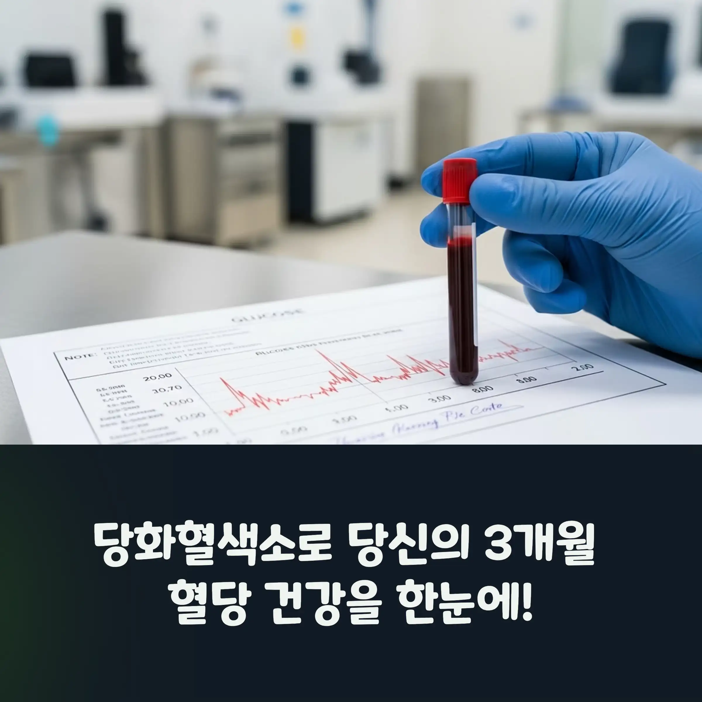 당화혈색소 검사 중