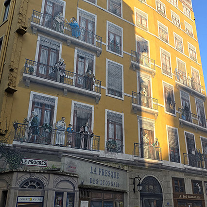 프레스크 데 리옹 벽화