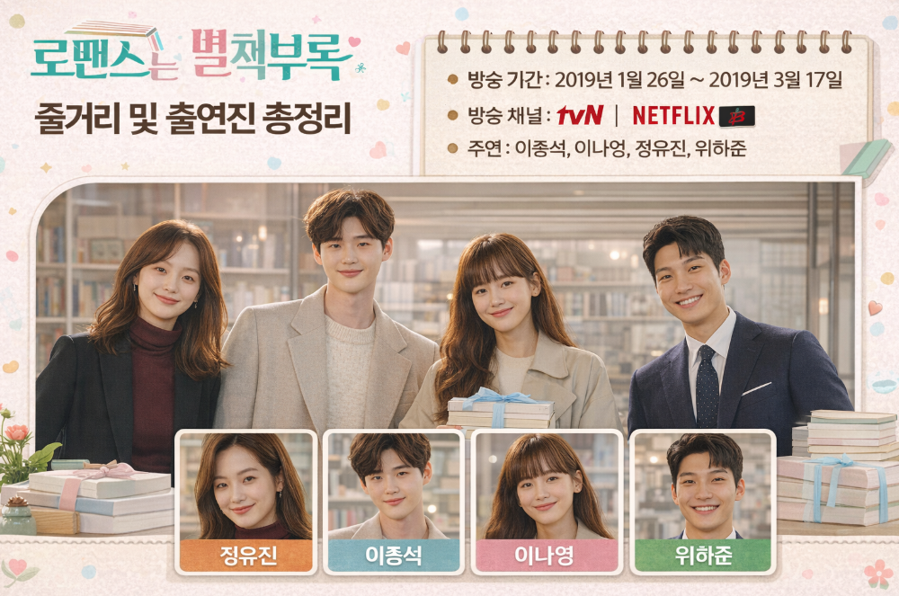 로맨스는 별책부록 줄거리·출연진 완벽정리