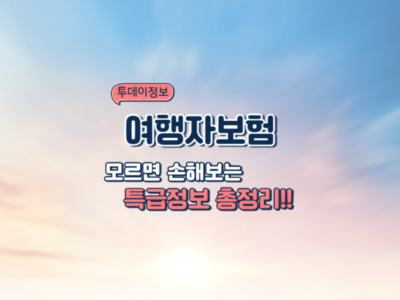 여행자보험