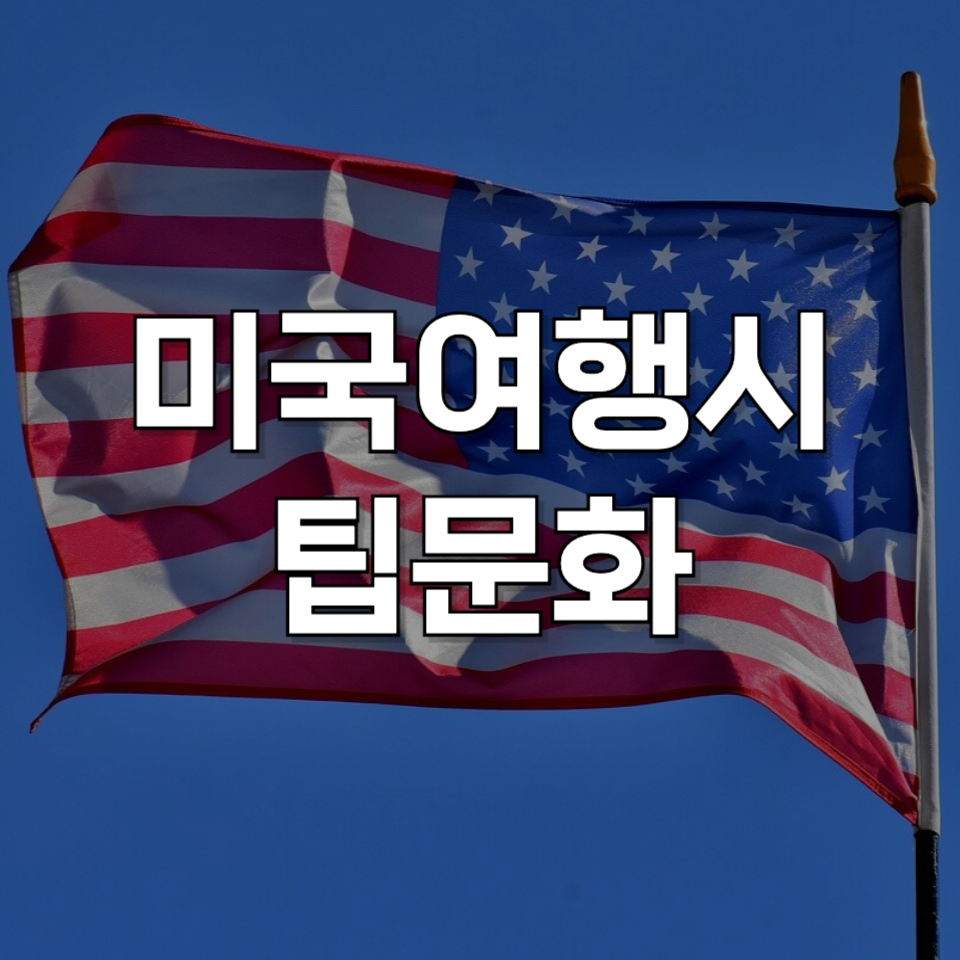 미국 여행할 때 팁(Tip) 얼마나 줘야 할까? 2025 상황별 최신가이드