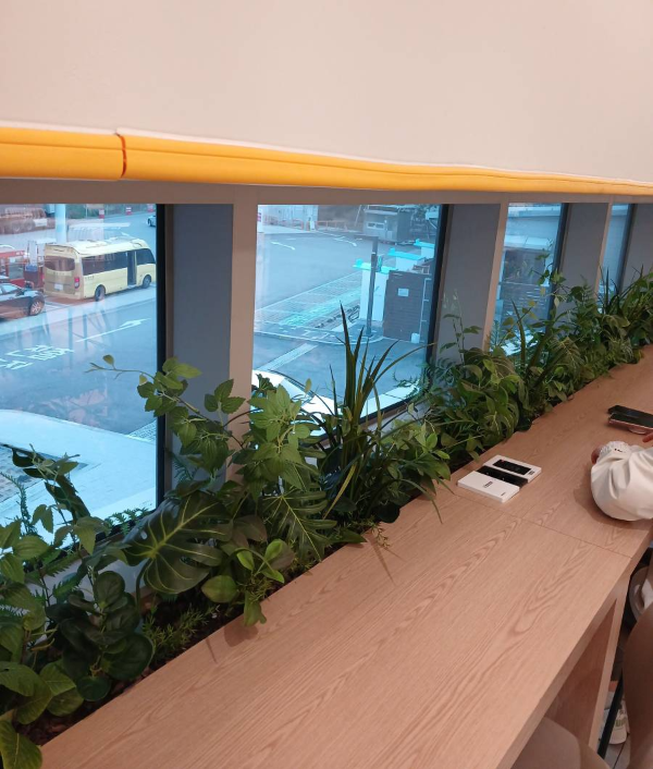 노브랜드버거 바깥풍경