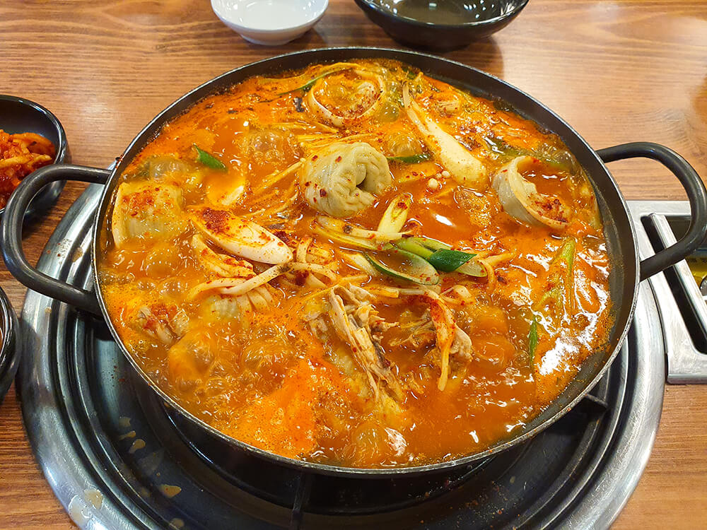 성남 중앙시장 수미식당- 닭한마리얼큰칼국수5