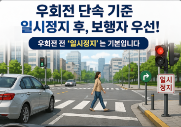 [2026 최신] 우회전 단속 기준 완벽 가이드