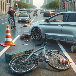 자전거 사고 사진