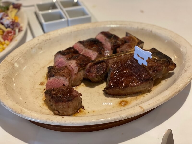 신사 압구정 맛집 붓처스컷 도산 - 티본 스테이크