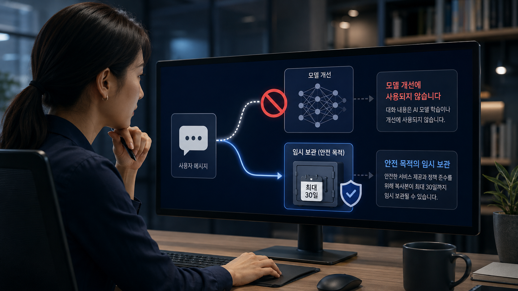 학습에 안 써도 30일 보관은 왜 필요할까