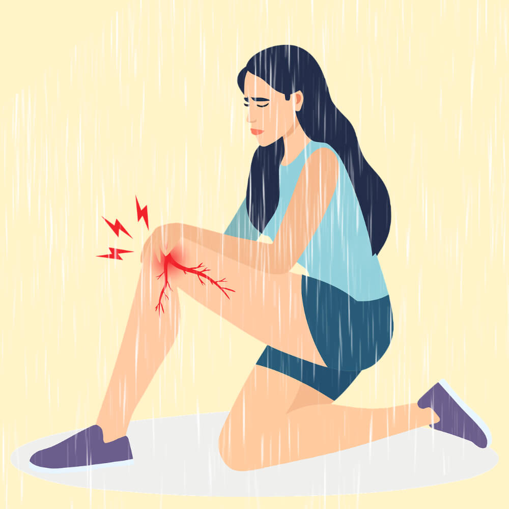 비오는 날 무릎통증