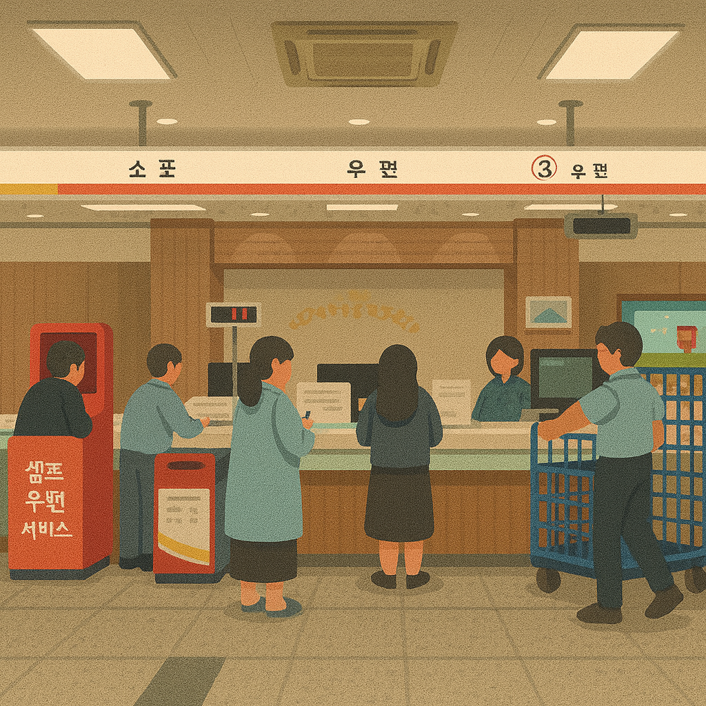 우체국 복지 포털 이용 방법