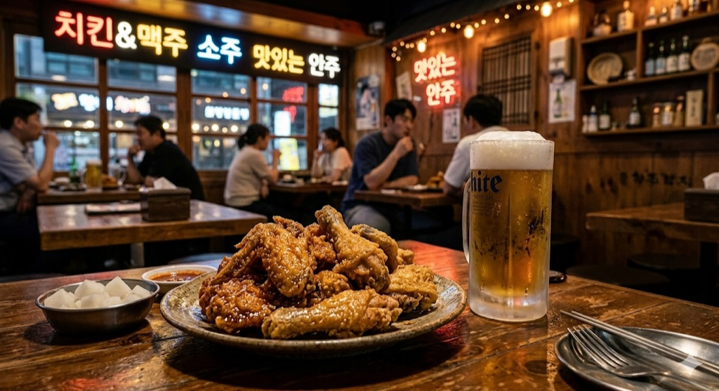 통풍 환자가 절대 피해야 하는 퓨린이 가득한 치맥(치킨과 맥주)