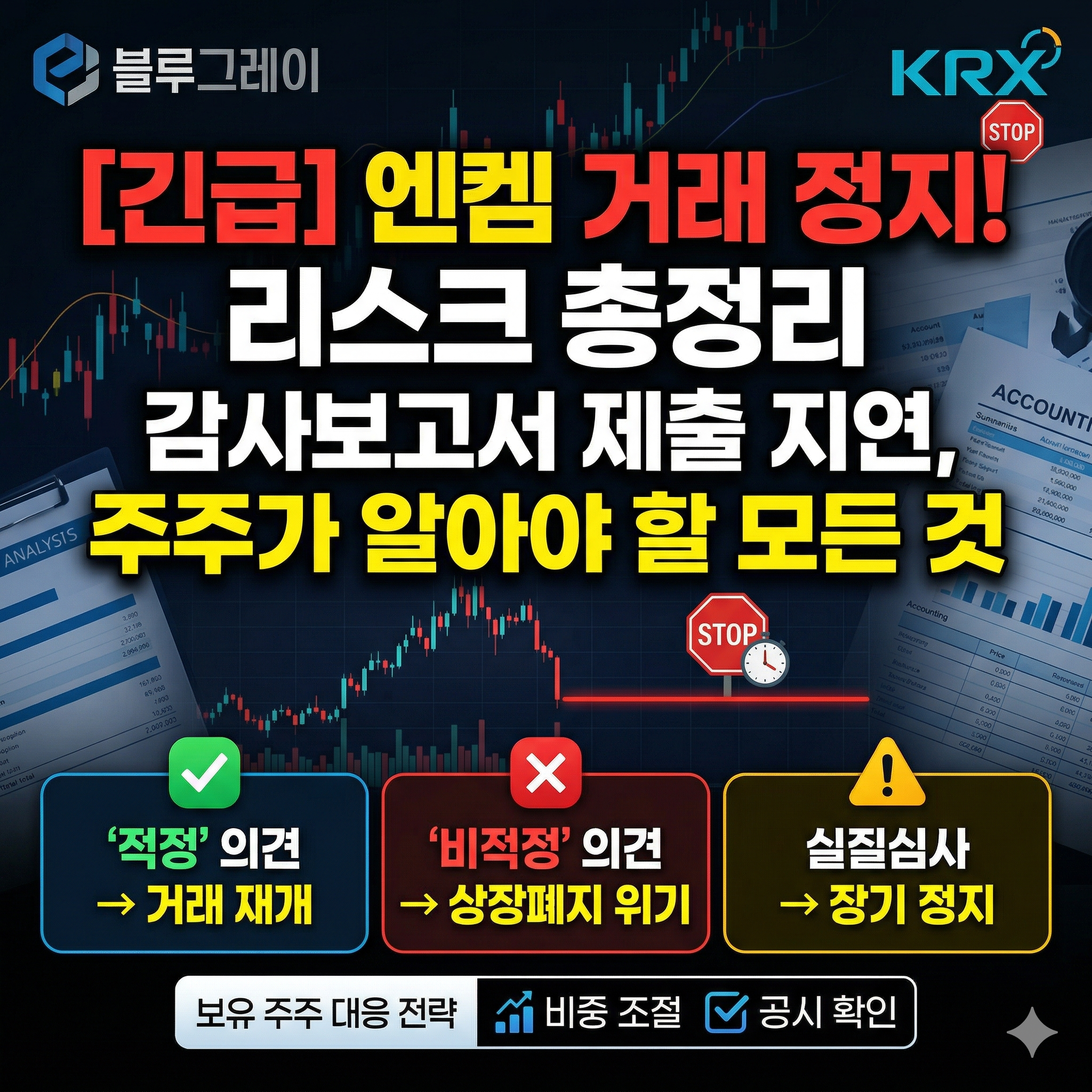 엔켐 거래정지 사유와 주주 대응 전략 총정리