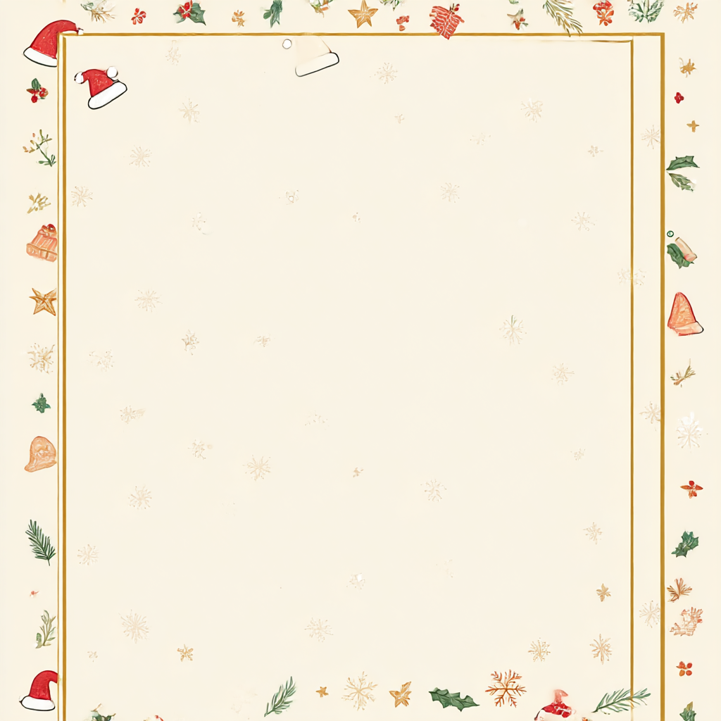 크리스마스 편지지 프린트해서 쓰세요