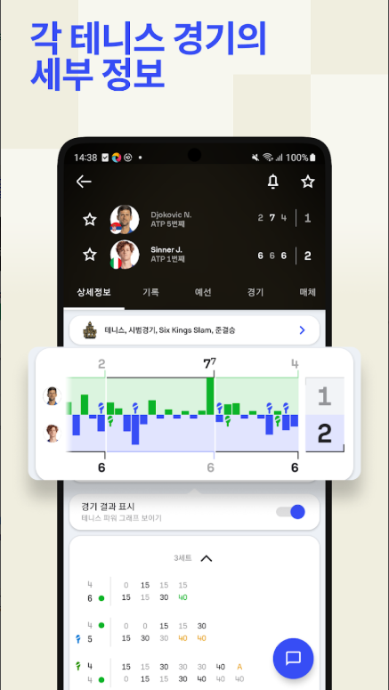 Sofascore 실시간 스포츠 점수, 모든 스포츠 경기 결과 확인하기