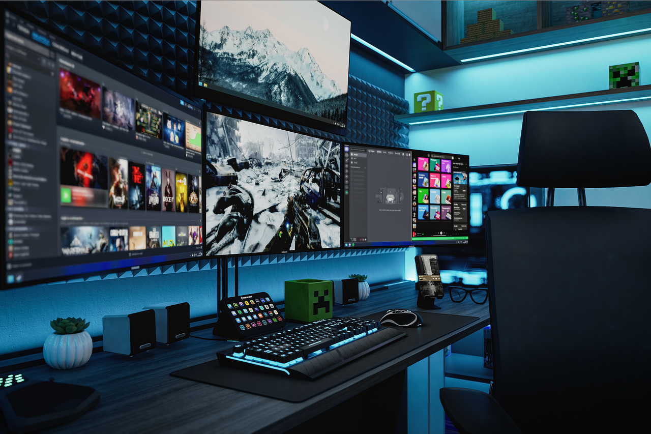 게이밍룸 관련 사진