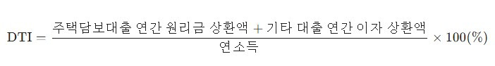 보금자리론 DTI 계산법 ❘ 60% 기준&middot;초과&middot;신용대출&middot;부부합산