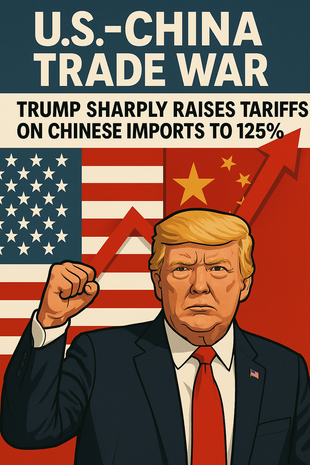 미국 대통령 트럼프 중국 관세 인상 발표