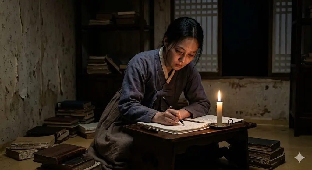 최정희 강물은 또 몇 천리 독후감 주인공이 허름한 방에서 밤새 원고를 쓰며 삶의 무게를 견디는 시대적 배경 묘사