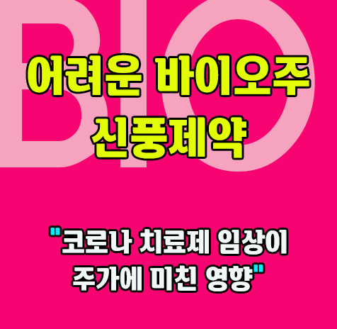 신풍제약 코로나치료제 임상발표로 인한 주가영향