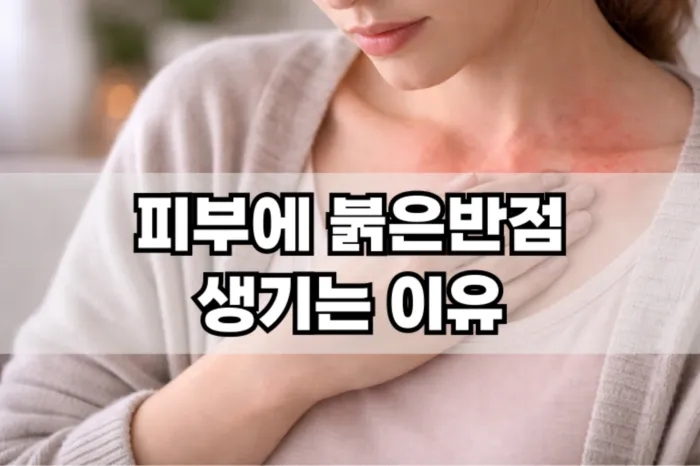 피부에 붉은반점이 생기는 이유