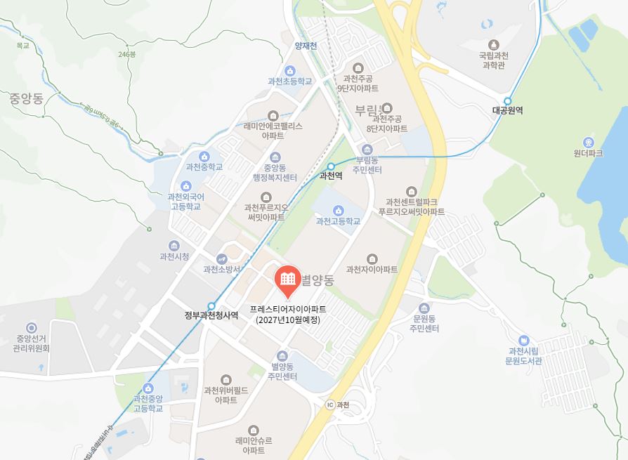 프레스티어 자이 위치