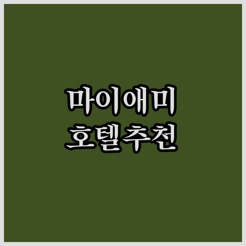 마이애미 다운타운 호텔 추천.. 위치..