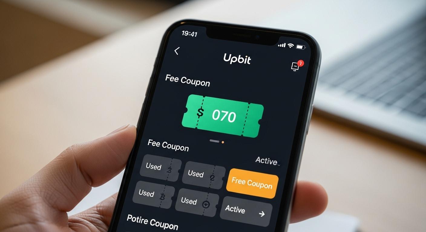 업비트 수수료 쿠폰