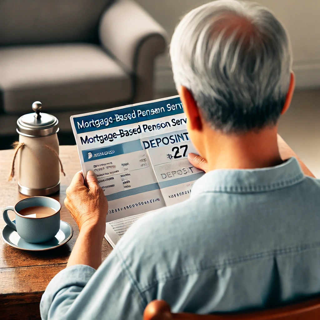 주택담보노후연금으로 매월 연금 수령 확인