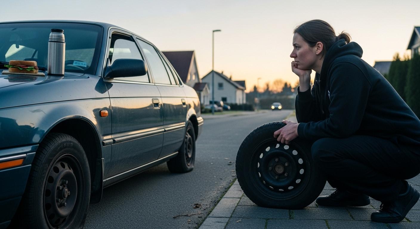 자동차 타이어 빠지는꿈