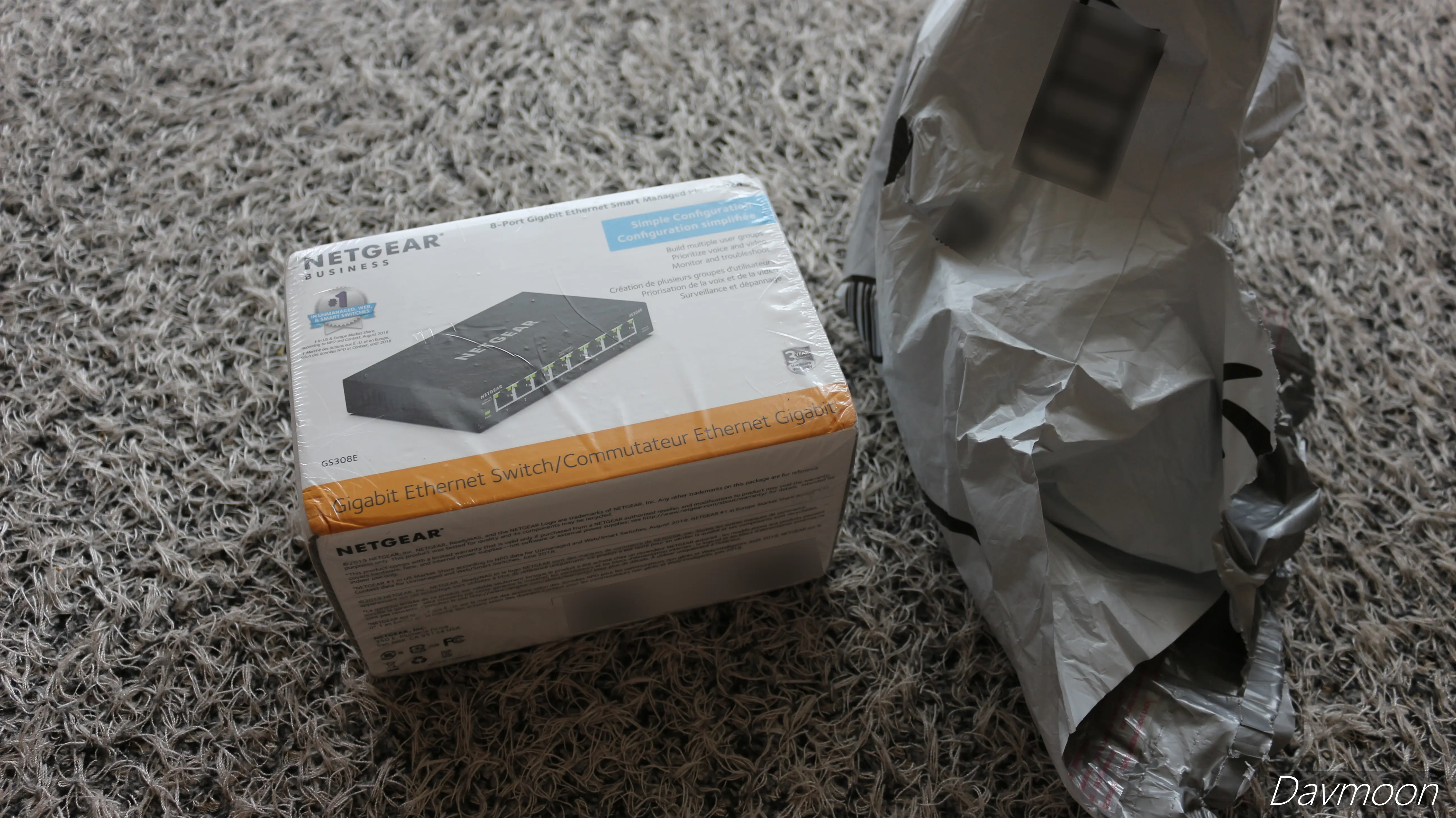 GS308E 포장 상태