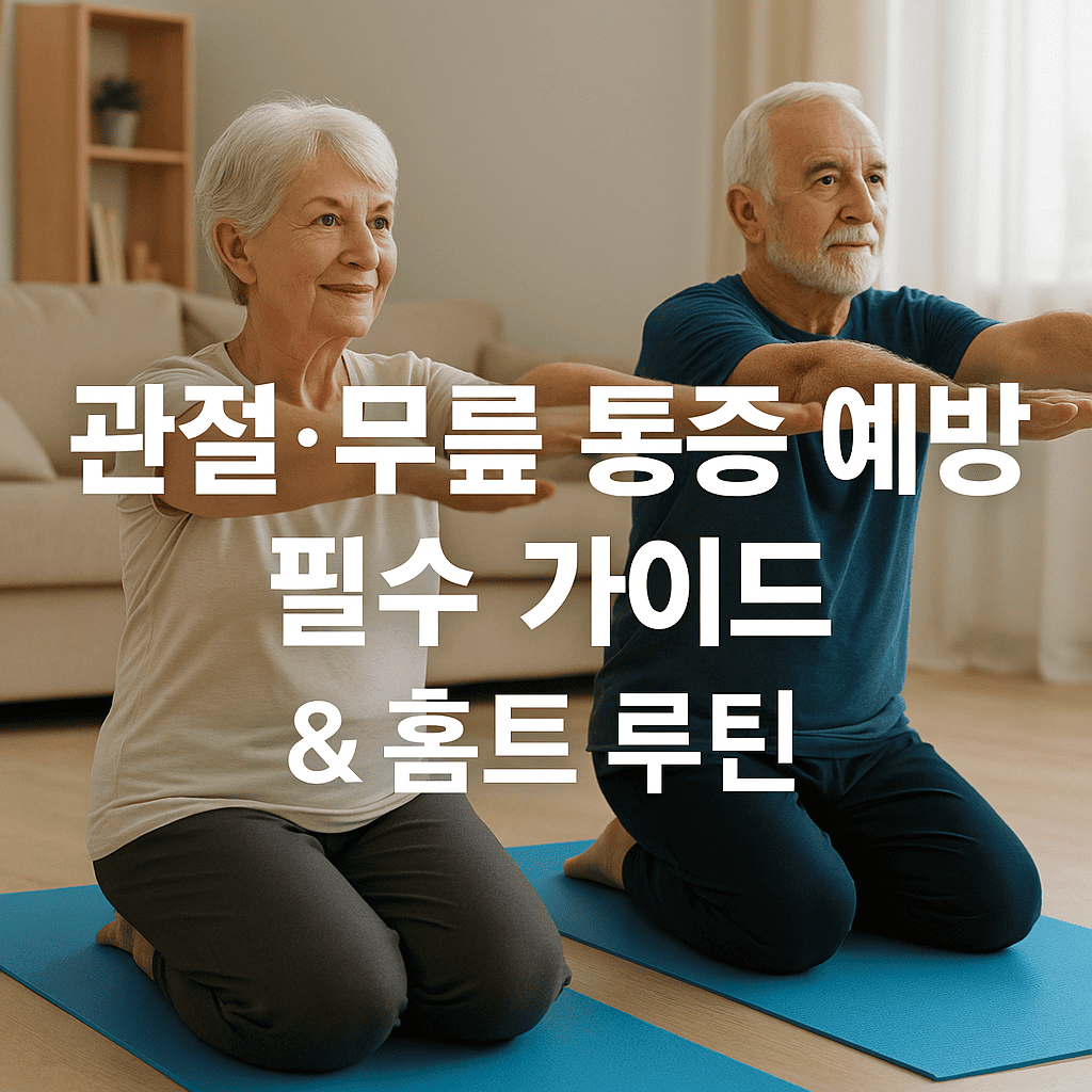 시니어 관절, 무릎 통증 예방 필수 가이드