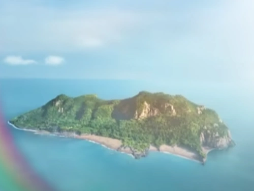 무인도의 디바 촬영지 상주 경천섬공원