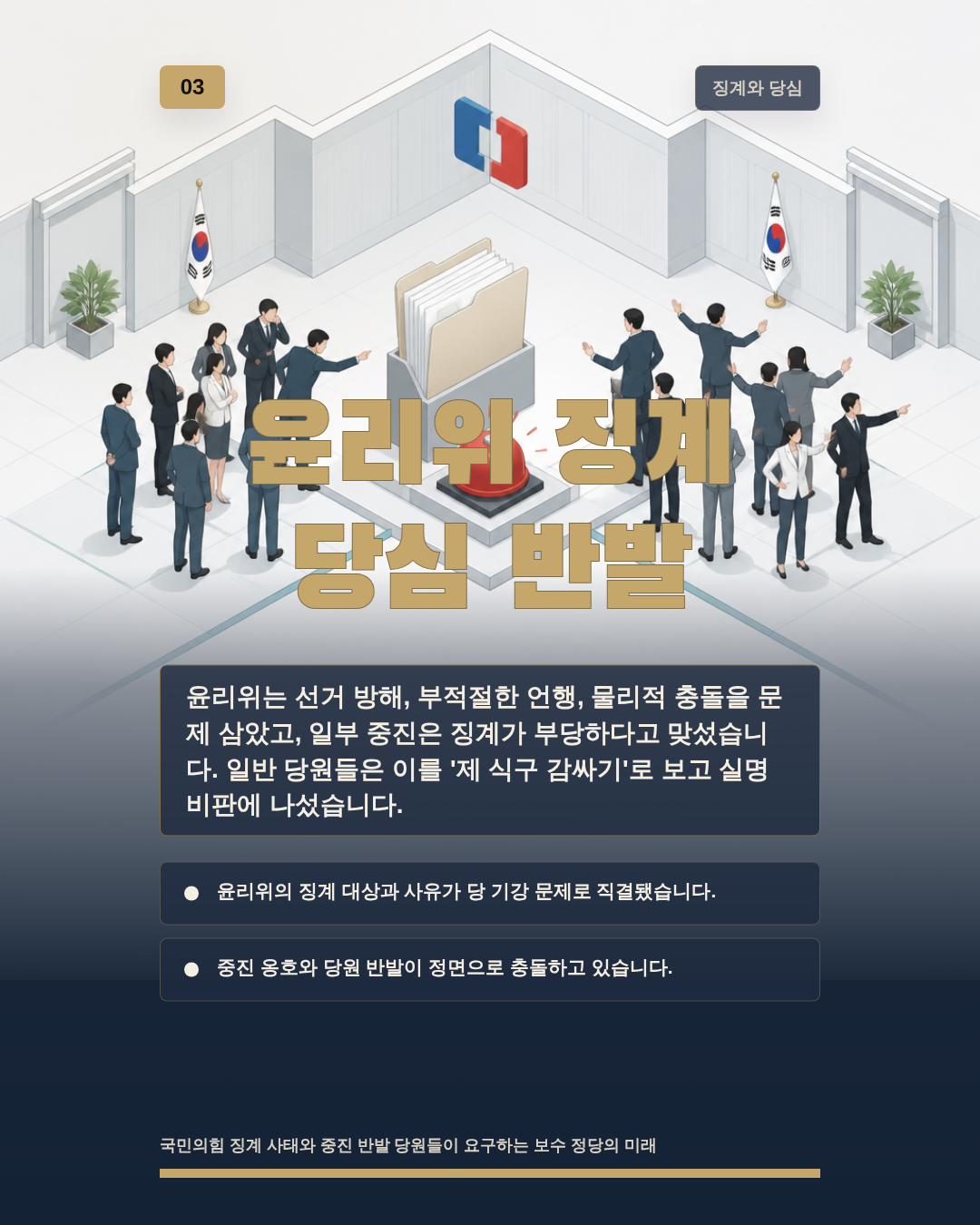 윤리위 징계 당심 반발