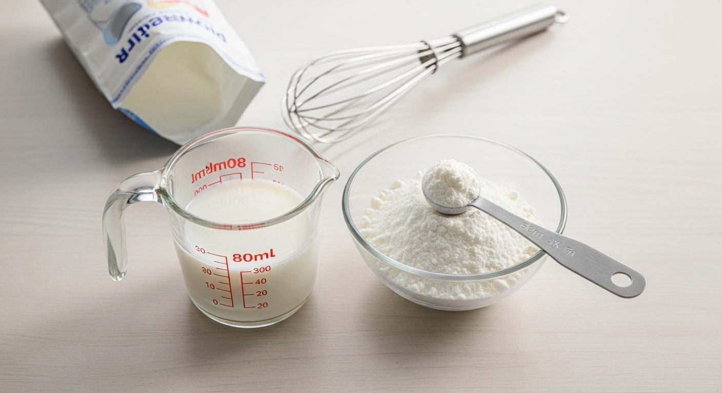 분유 80ml 타는 법