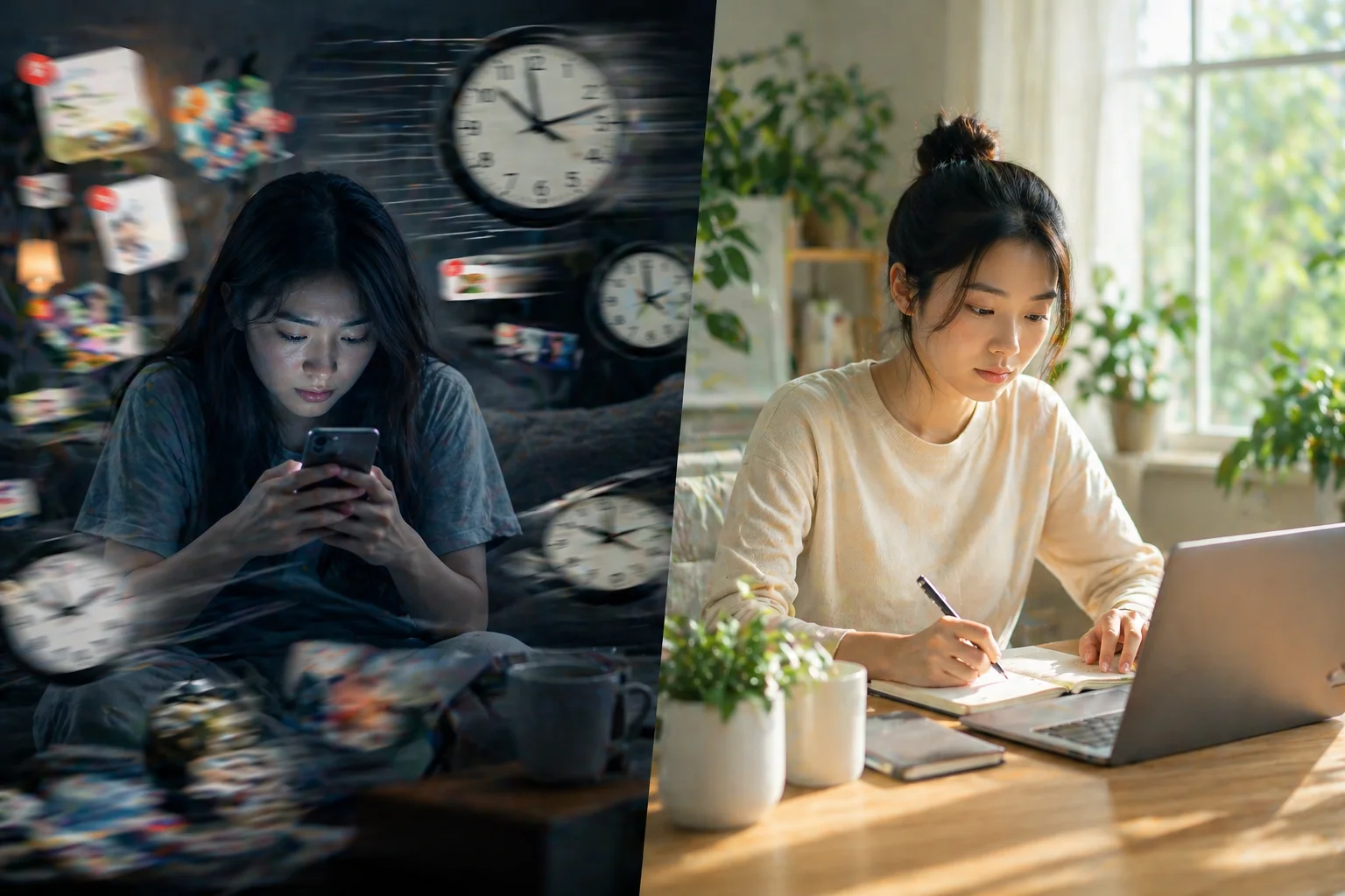 디지털 디톡스 스마트폰 사용과 시간 관리 문제