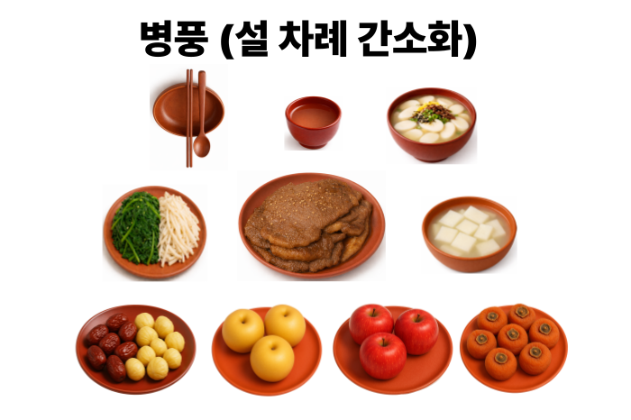 설 차례상 간소하게차리는법